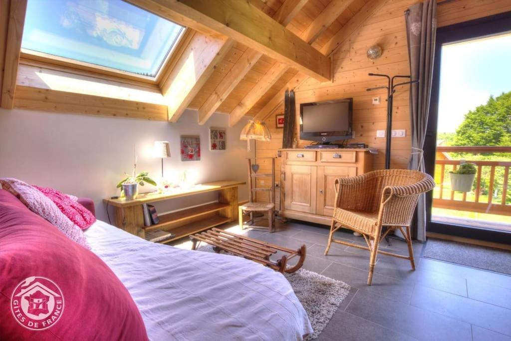 Le Nordique - Appartement De Charme Dans Chalet Les Déserts Exteriér fotografie